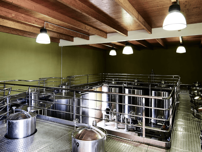 エデターリアのセラーにて