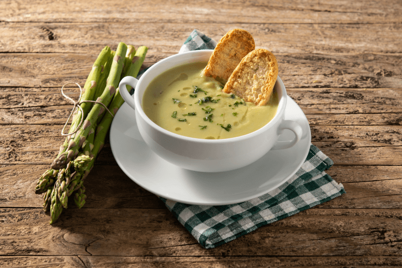 Spargelcremesuppe