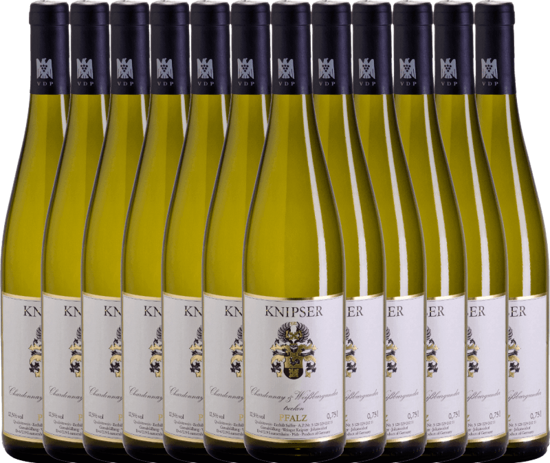 12er Vorteils-Weinpaket - Chardonnay & Weißburgunder - Knipser