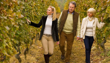 ワイナリー「ラ・スコラ」でのソルダティ家の様子