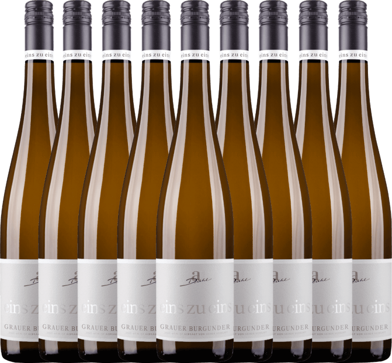 9er Vorteils-Weinpaket - Grauer Burgunder eins zu eins Kabinett - A. Diehl