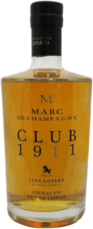 Vieux Marc de Champagne Egrappé 4 Club 1911 - Jean Goyard