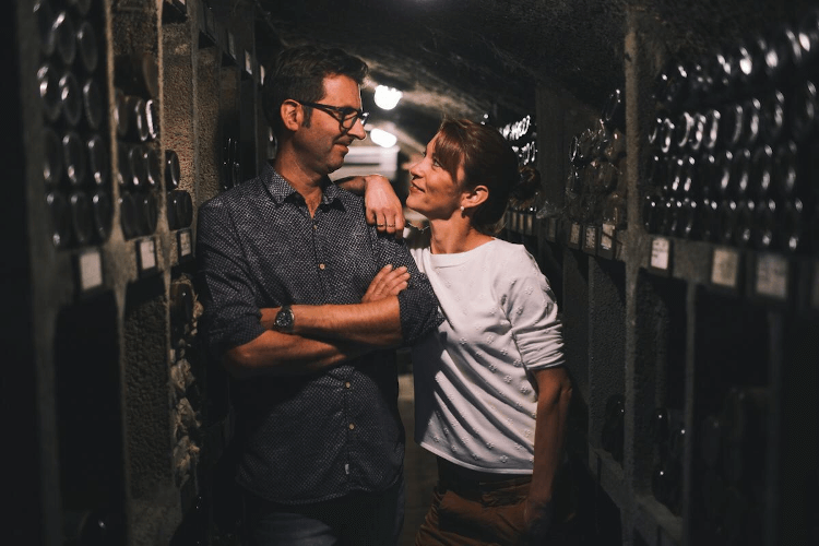 ワイン生産者のマーティン＆ブリッタ・コレル夫妻