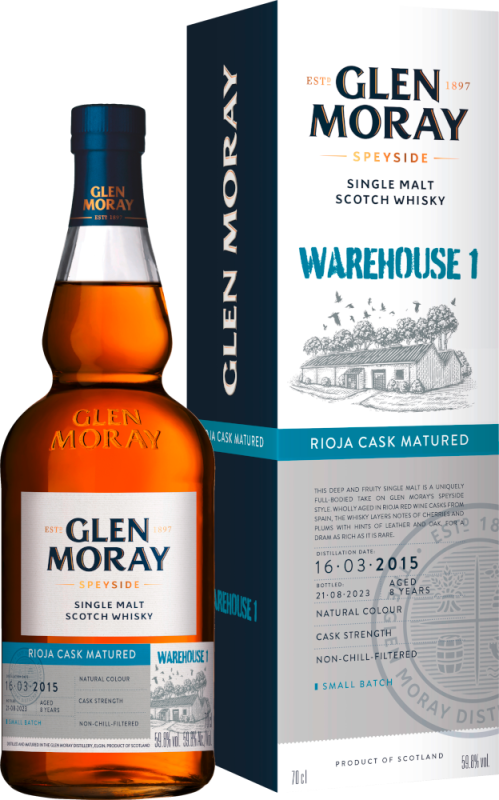 Warehouse 1 2015 Rioja Cask Matured Single Malt Whisky - Glen Moray