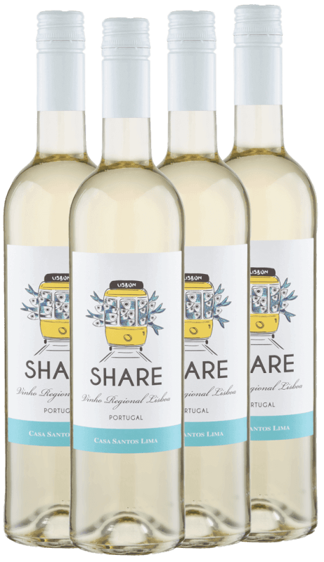 4x Vorteils-Weinpaket Share Blanco - Casa Santos Lima