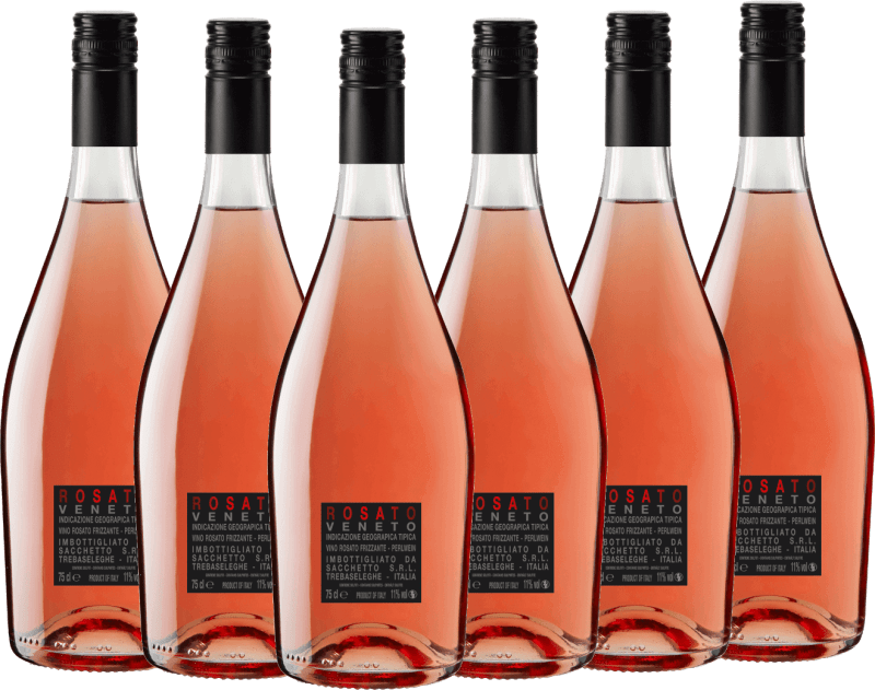 6x Vorteils-Weinpaket Vino Frizzante Rosato Veneto IGT - Sacchetto