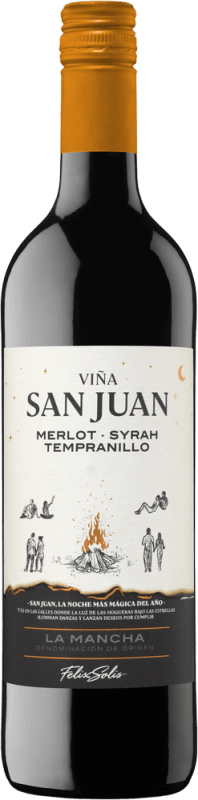 Viña San Juan Merlot Syrah Tempranillo La Mancha DO - Felix Solis