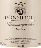 プレビュー: Grauburgunder trocken - Dönnhoff