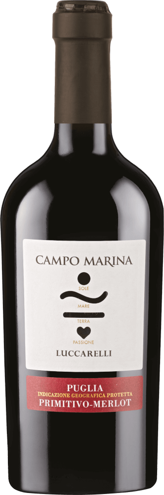 プレビュー: 12er Vorteilspaket - Campo Marina Primitivo Merlot Puglia IGP - Luccarelli