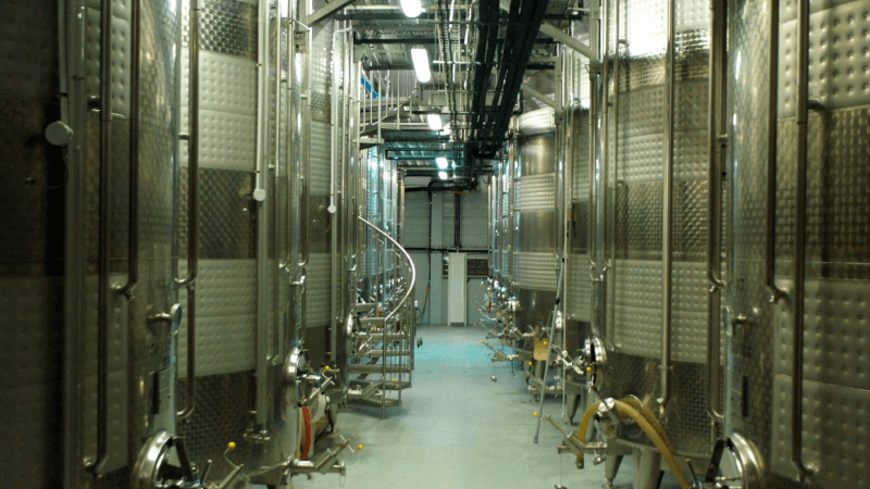 ヴーヴ・デュロワのセラーにて