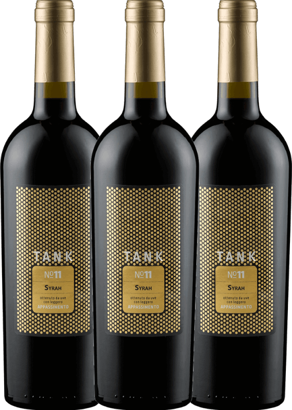 3er Vorteils-Weinpaket TANK No 11 Syrah Appassimento - Cantine Minini