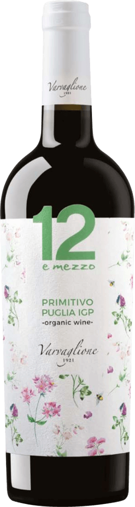 プレビュー: 3er Vorteils-Weinpaket - 12 e Mezzo Primitivo Organic - Varvaglione