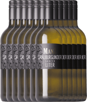 12er Vorteilspaket - Grauburgunder Liter trocken - Weingut Manz
