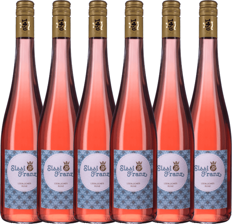 6er Vorteils-Weinpaket - Sissi & Franz liebliches Rosé - Weingut Hammel