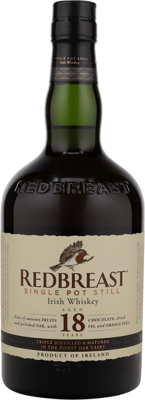 18 Years Old Blended Irish Whiskey in GP - Redbreast