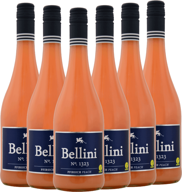 6x Vorteils-Weinpaket Bellini No. 1323 Pfirsich alkoholfrei - P&P Weine