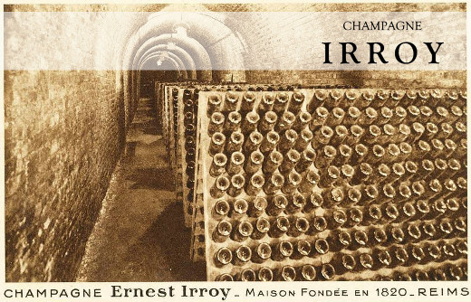シャンパーニュ・イルロワのセラーにて