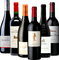 フランス赤ワイン旅行 - 6本セットの試飲パッケージ
