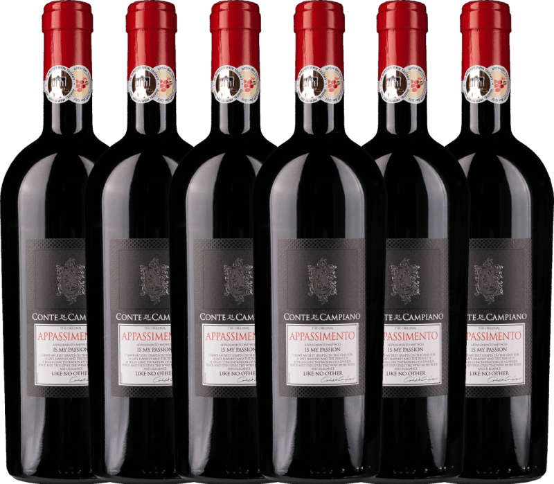 6er Vorteils-Weinpaket - Appassimento - Conte di Campiano