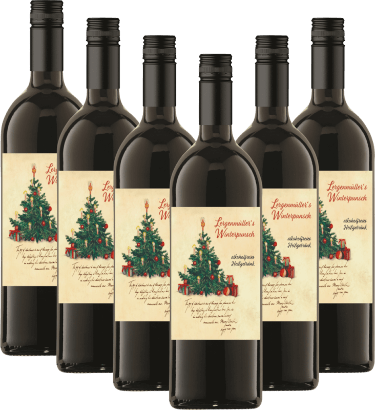 Lergenmüller's Winterpunsch alkoholfrei 1,0l - Lergenmüller - 6x Vorteilspaket
