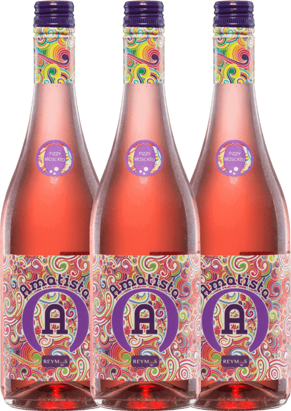 3er Vorteils-Weinpaket - Amatista Moscato Rosado Frizzante - Anecoop