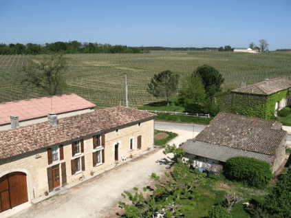 バラリン家の敷地内空撮写真