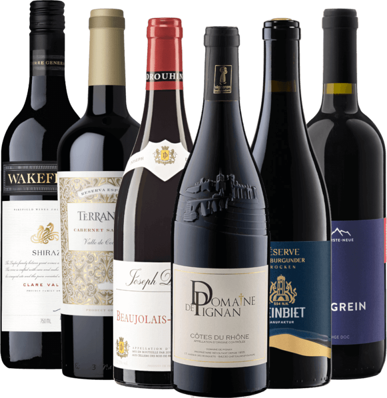 ヨーロッパを巡るロゼワインと - 6倍テイスティングパッケージ