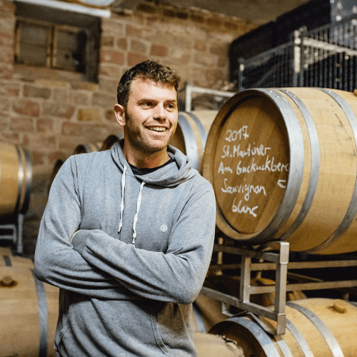 アロイシュホフ・ワイナリーの醸造家フィリップ・キーファー氏