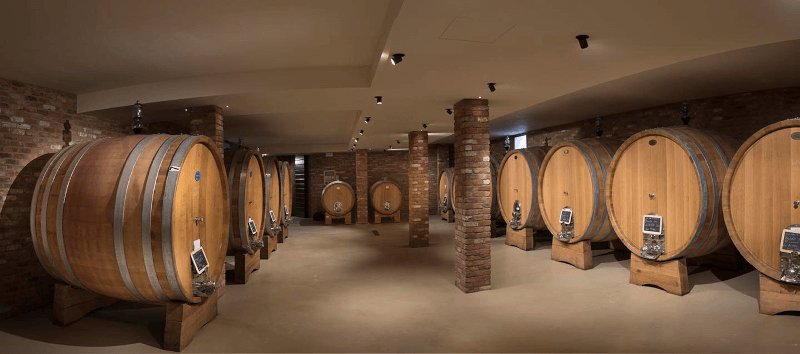 Im Fasskeller von Brandini