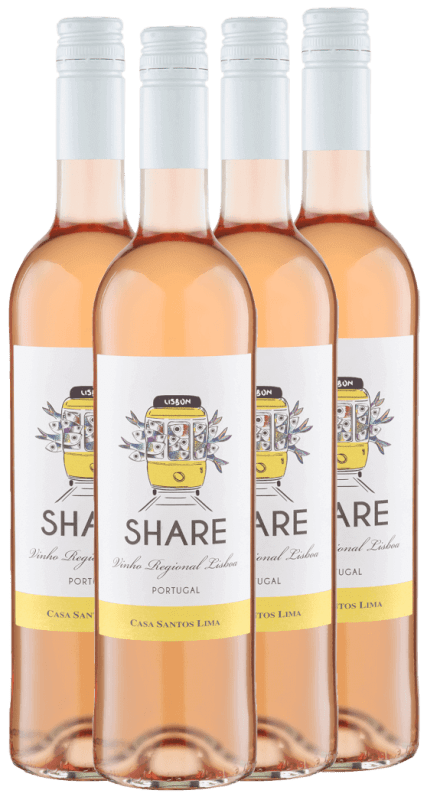 4x Vorteils-Weinpaket Share Rosato - Casa Santos Lima