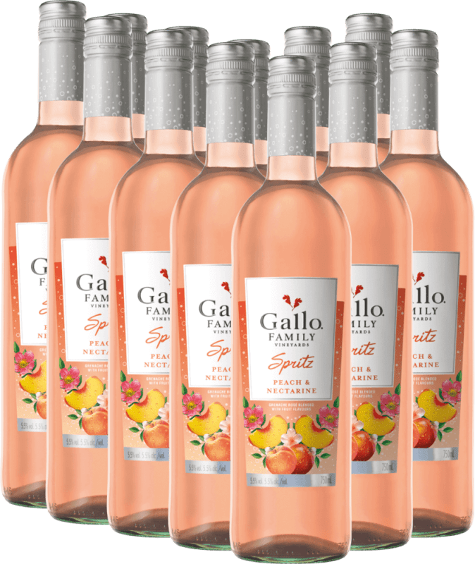 12er Vorteils-Weinpaket - Spritz Pfirsich Nektarine - Gallo Family