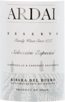 プレビュー: Ardal Selección Especial Reseva Ribera del Duero DO - Bodegas Balbás