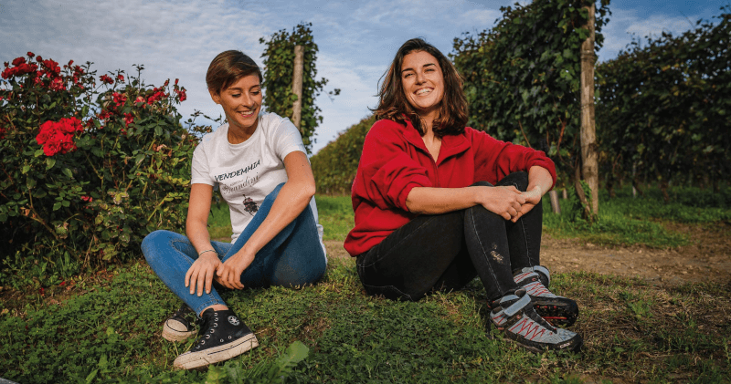 Giovanna und Serena Bascagno, Winzerinnen bei Brandini