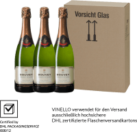 プレビュー: 3er Vorteils-Weinpaket - Crémant Brut Blanc Excellence - Bouvet Ladubay