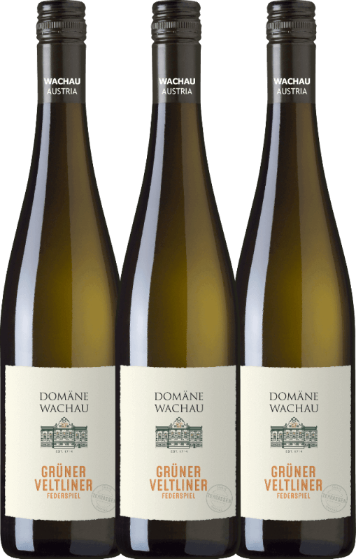 3er Vorteils-Weinpaket - Grüner Veltliner Federspiel Terrassen - Domäne Wachau