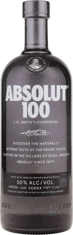 100 Vodka 1,0l - Absolut