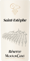 プレビュー: Mouton Cadet Reserve Saint-Estephe AOC - Baron Philippe de Rothschild
