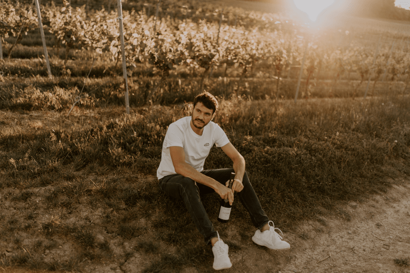 ブドウ畑のステファン・ヴィンター