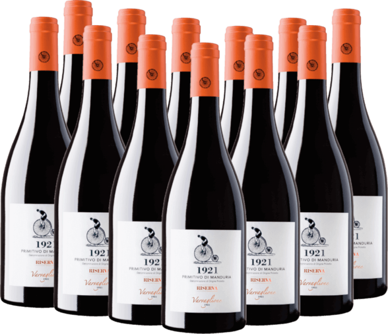 12x Vorteils-Weinpaket 1921 Primitivo di Manduria Riserva DOP - Varvaglione