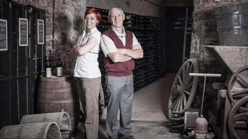 マルチェッラと父フランコ