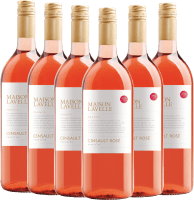 6er Vorteils-Weinpaket - Cinsault Rosé 1,0 l - Maison Lavelle