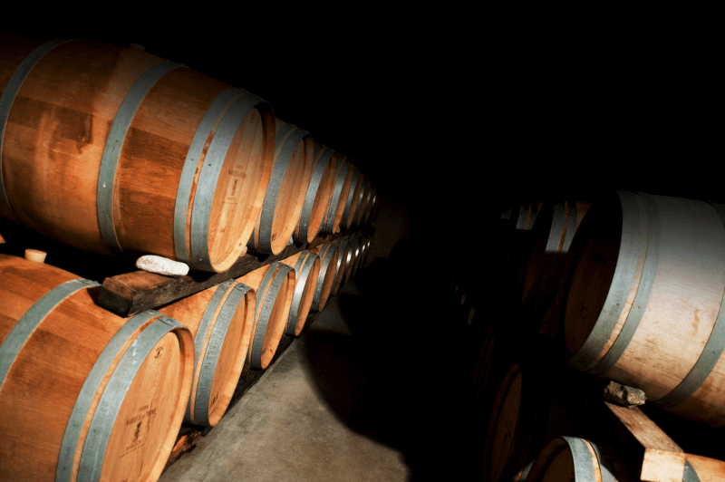 Im Fasskeller von Mas Janeil