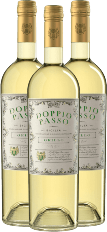 3er Vorteils-Weinpaket - Doppio Passo Grillo Sicilia DOC - CVCB