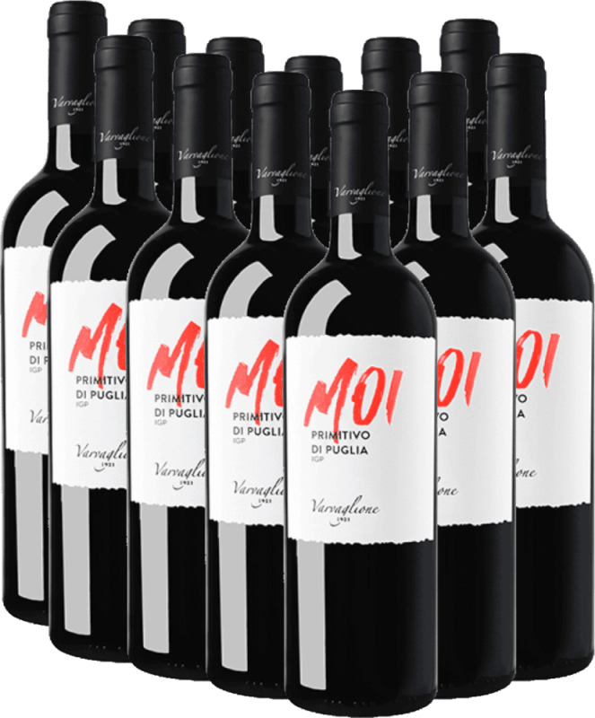 12x Vorteils-Weinpaket MOI Primitivo Puglia IGP - Varvaglione
