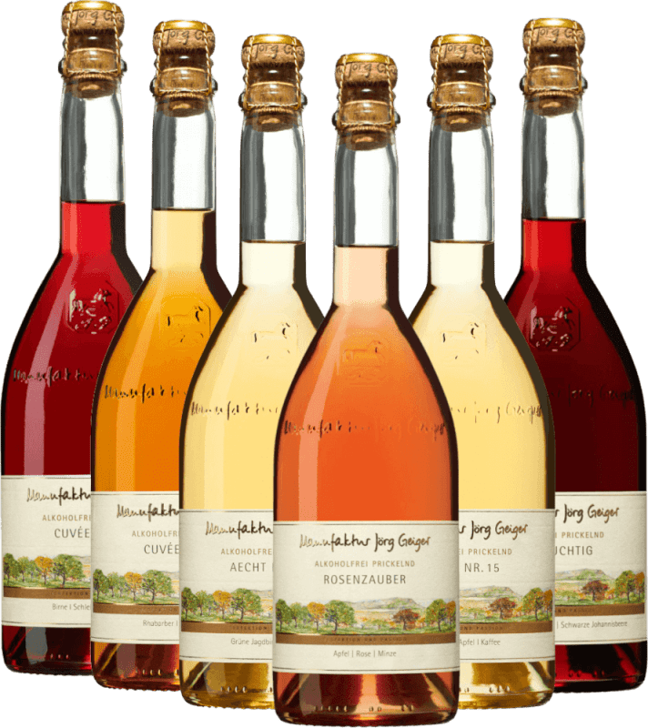 アルコールフリーのスパークリング - ヨルク・ガイガー 6種お試しパッケージ