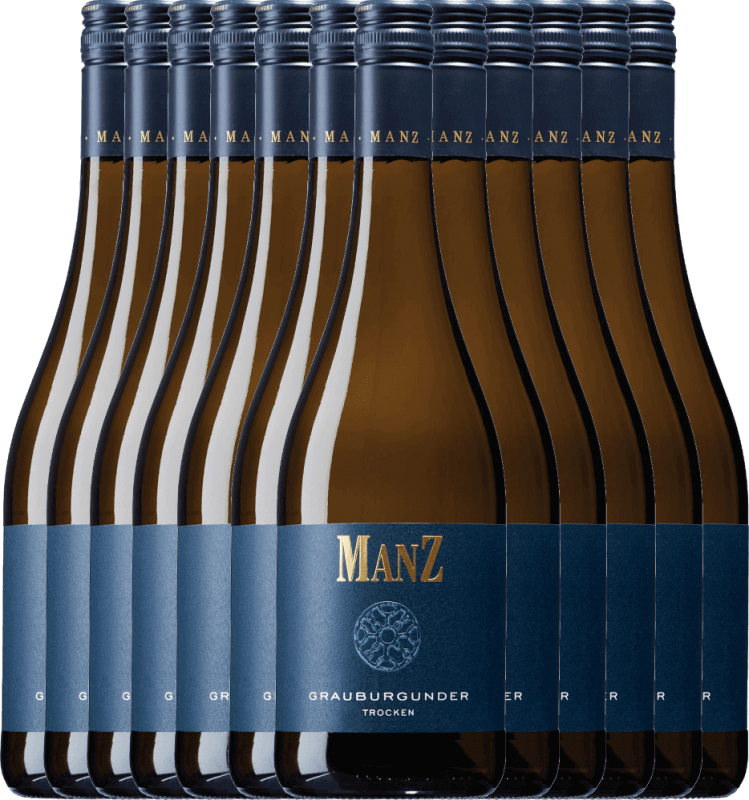 12er Vorteilspaket - Grauburgunder trocken - Weingut Manz