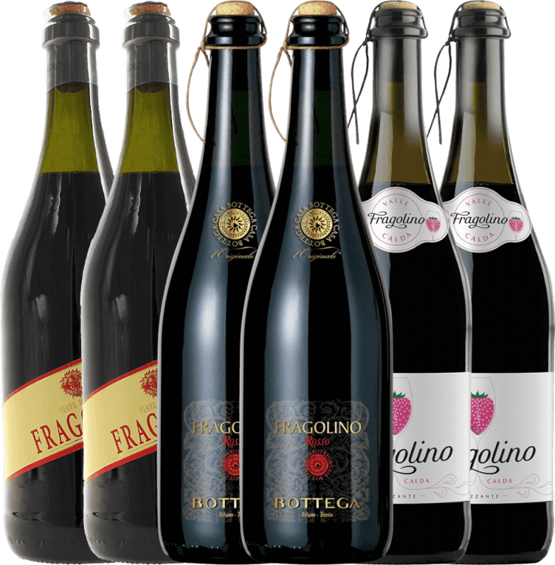 6er Probierpaket - erdbeer-fruchtiges Trinkvergnügen mit Fragolino