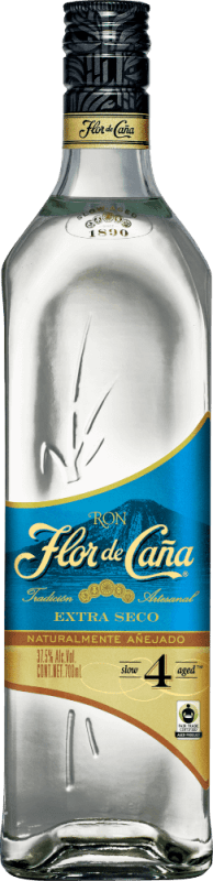 Flor de Caña Rum Extra Seco 4 Yrs White 37,5% - Flor de Caña