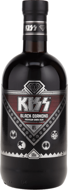 Black Diamond Premium Dark Rum - Kiss